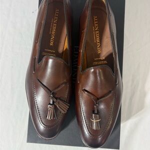 Allen Edmonds Men's Dark Brown Tassel Slip-Ons